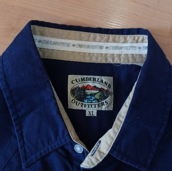 Cumberland Outfitters Men's  Western Shirt - Picture 2 of 7